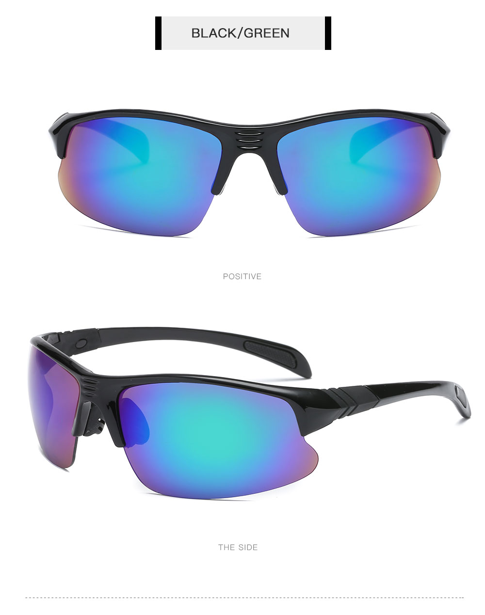 New athletic glasses wholesale men's women's bicycle sunglasses