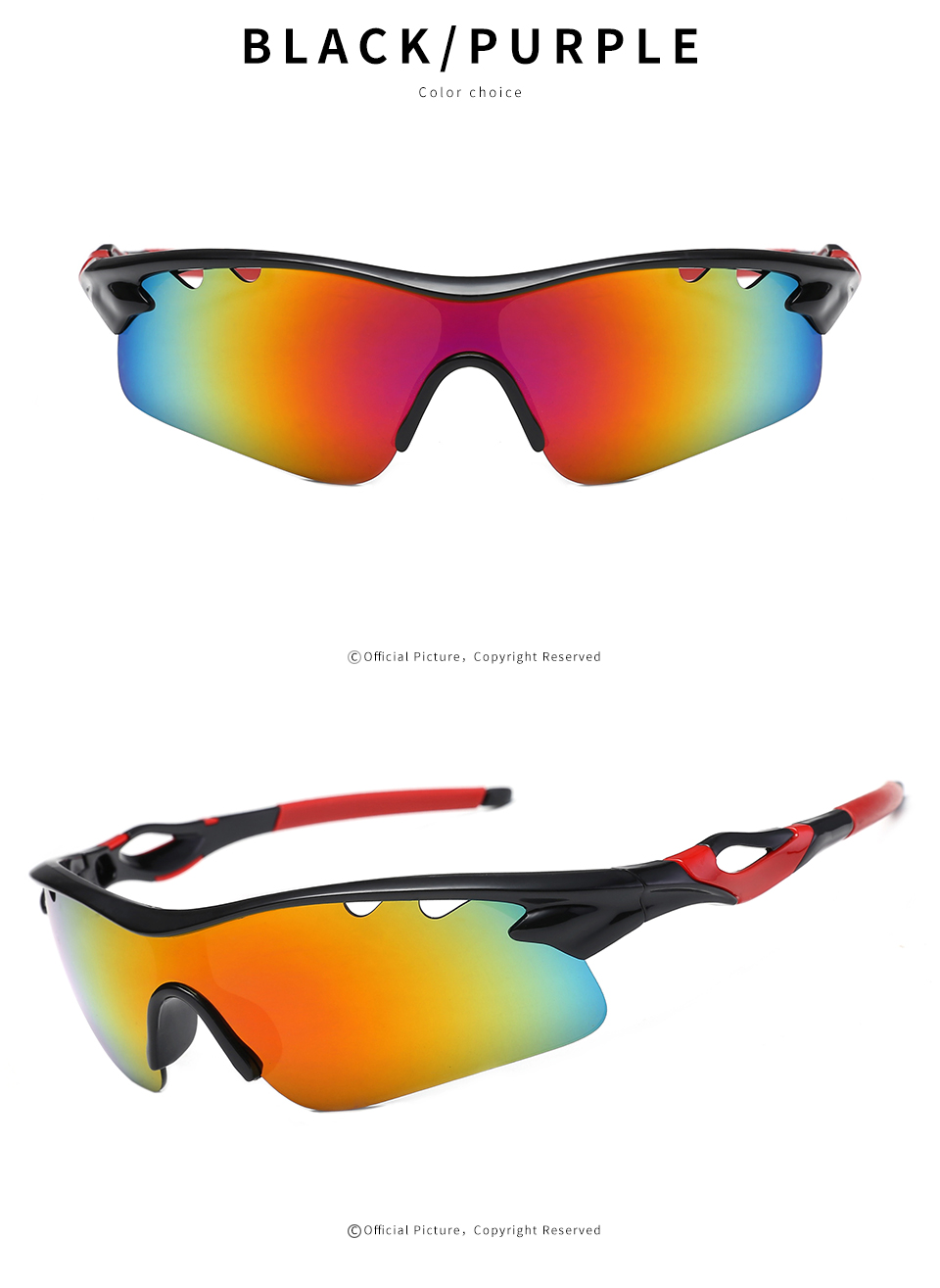 Bike Riding Glasses - Sports Sunglasses for Men & Women Wholesale