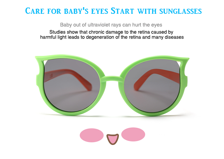 Wholesale Vintage Sunglasses - Polarised Cat Eye Sunglasses for Children